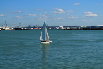Fototapeta premium Port du Havre, France