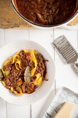 Pappardelle with duck ragu