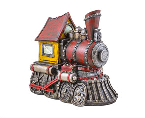 Model of steam locomotive