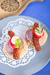 Grillwürstchen, Snacks
