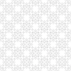 Fotobehang Seamless floral pattern wallpapers in the style of Baroque . Can © BAIVECTOR