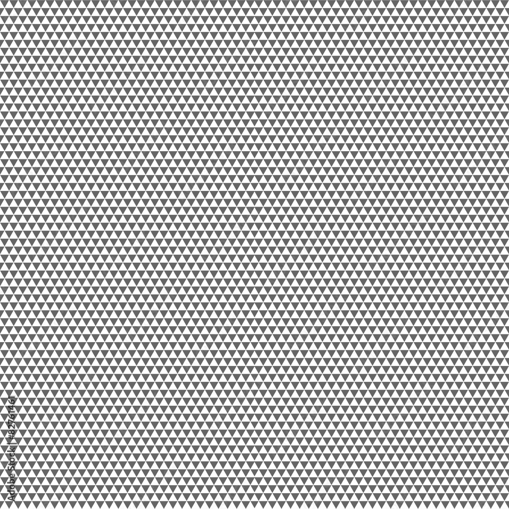 Poster big seamless gray pattern triangles on white background. vector