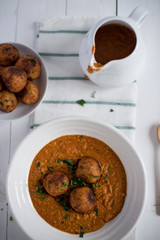 Malai koftas curry