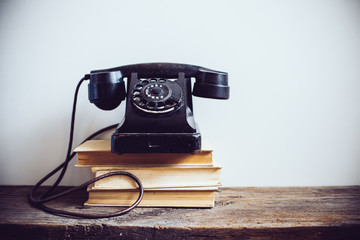 vintage rotary phone - Powered by Adobe