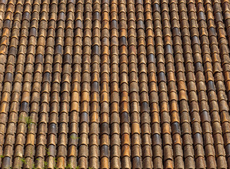 Spanish terracotta roof tiles