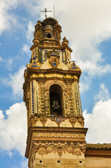The city of the towers, Santa Ana, Ecija, Andalusia, Spain
