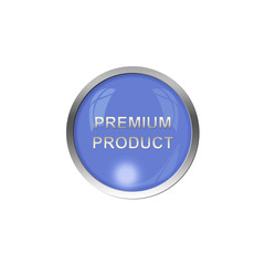 Button Blau - Premium Product
