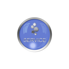 Button Blau - Service
