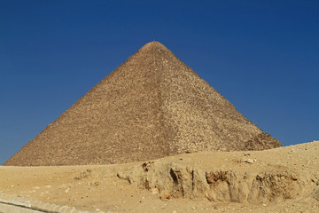 Die Pyramiden von Gizeh in Ägypten 