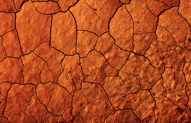 Red-hot ground texture