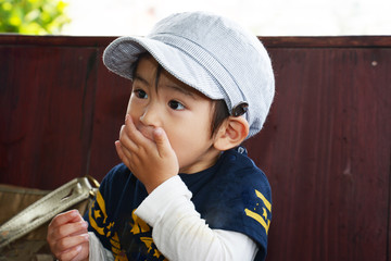 笑顔の男の子