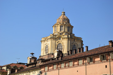 Fototapeta na wymiar Monuments and Historical Buildings in Turin - Piedmont