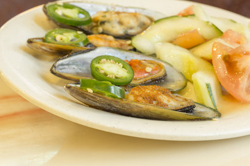 Mussels Jalapeno Pepper
