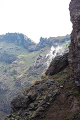 Vesuvius volcano crater
