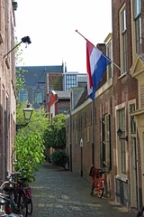 Fototapeten Straatje in Leiden nr 4 © EvaWijman