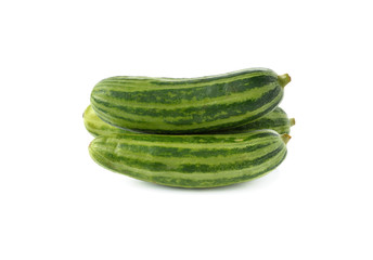 fresh Young Thai Muskmelon on a white background