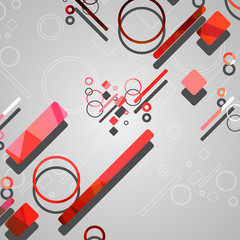 Colorful abstract circles background