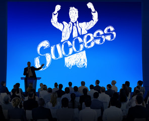 Business People Corporate Seminar Stock Exchange Finance Concept