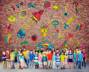 Obraz premium Kids Childhood Leisure Activity Education Concept