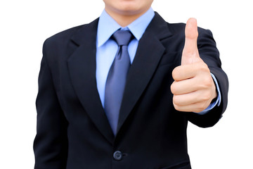 Business man good business concept isolated.