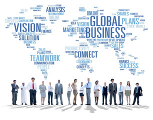 Business People Corporate Connection Discussion Meeting Concept