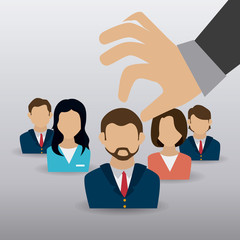 Human resources design.