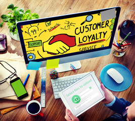 Customer Loyalty Satisfaction Support Strategy Service Concept
