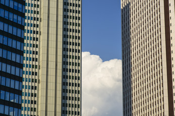 Fototapeta premium 新宿西口高層ビル街