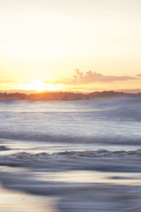 View of the ocean from Snapper Rocks in the afternoon.