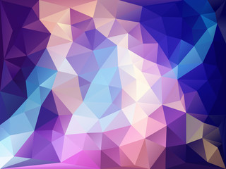abstract background deep ocean polygon