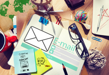 Email Online Messaging Social Media Internet Concept