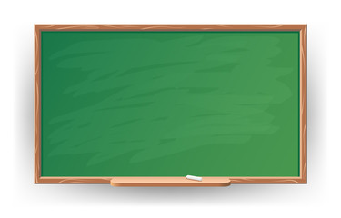 vector illustration of green blackboard