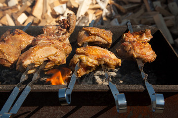 kebab grilled meat