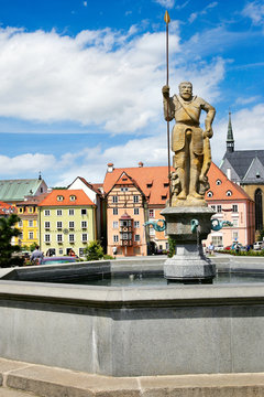 medieval houses called Spalicek, Cheb town, Czech republic