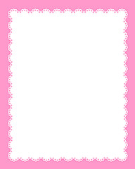 Lace frame / background