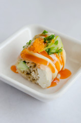 Salmon roll sushi