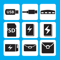 USB flash drive, USB cable, hub, memory stick, Power bank