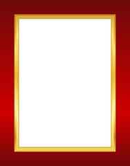 Gold and red invitation background