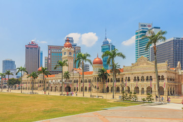 Naklejka premium Independence Square in Kuala Lumpur