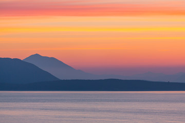 Greece sunset