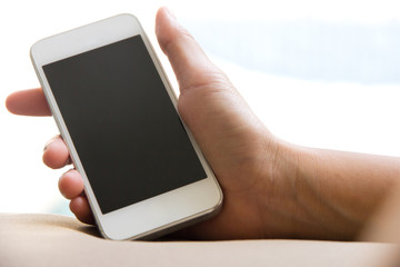 Woman Using a Smart Phone
