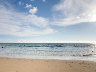 Fototapeta na wymiar Beautiful beach and summer sky
