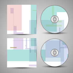 Vector cd cover  set for your design