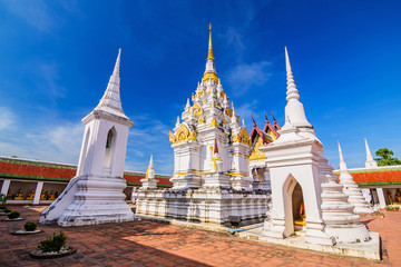 Fototapeta premium Wat Phra Borommathat Chaiya Worawihan, an ancient temple at Chai