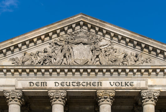 Dem Deutschen Volke - Reichstagsgeb&auml;ude Berlin