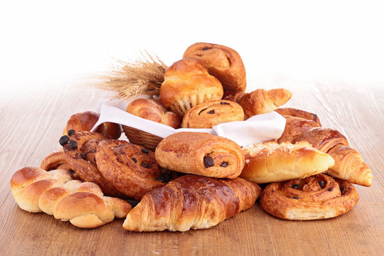 assortment of pastry