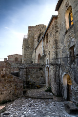 Calitri (Avellino) Rovine di Borgo Castello