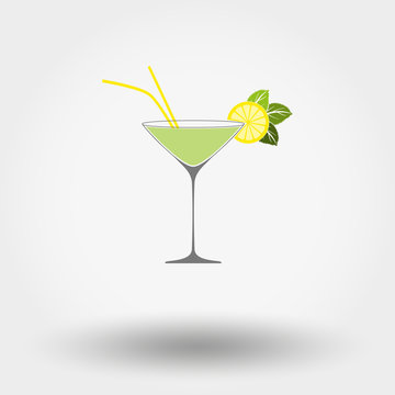 Martini cocktail.