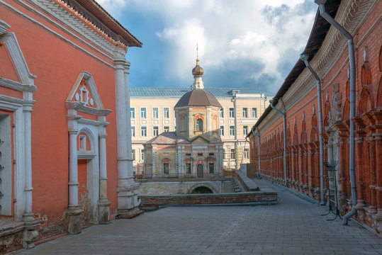 The inner part of the Naryshkin Chambers and Church of St. Peter