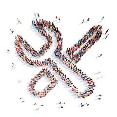 people in the form of tools.